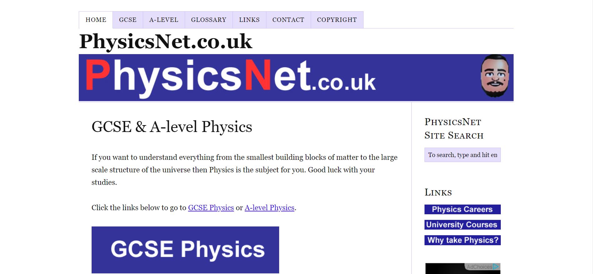 Physics Net for A Level Physics