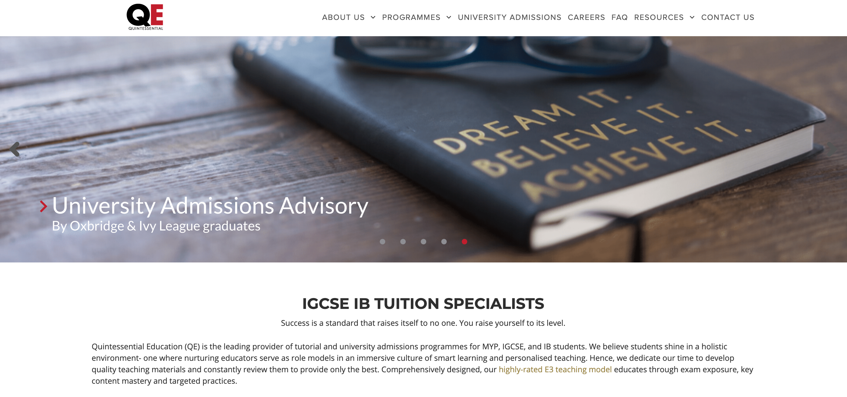 Quintessential Education IP Tuition